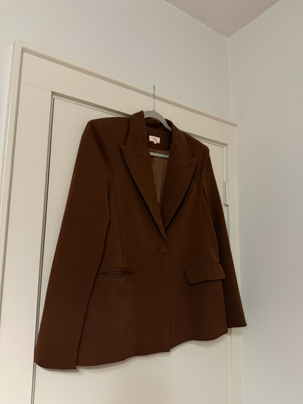 Camila Coelho Chestnut Brown Tailored Blazer - Picture 2 of 4